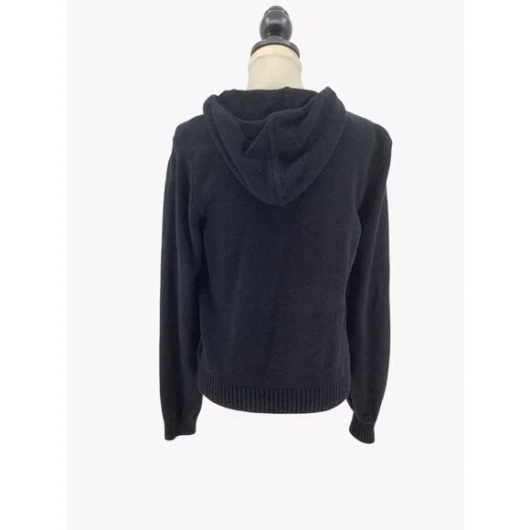 Vintage Lauren Jeans Company by Ralph Lauren zip-up hoodie With Crest Womens L - Picture 3 of 8